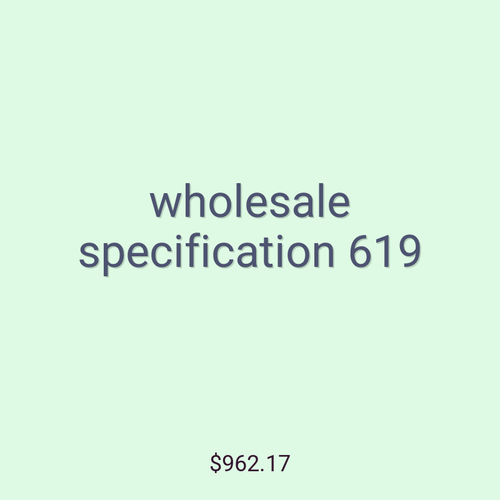 wholesale specification 619