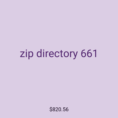zip directory 661