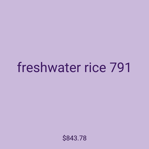 freshwater rice 791