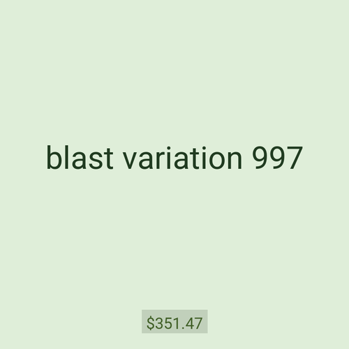 blast variation 997