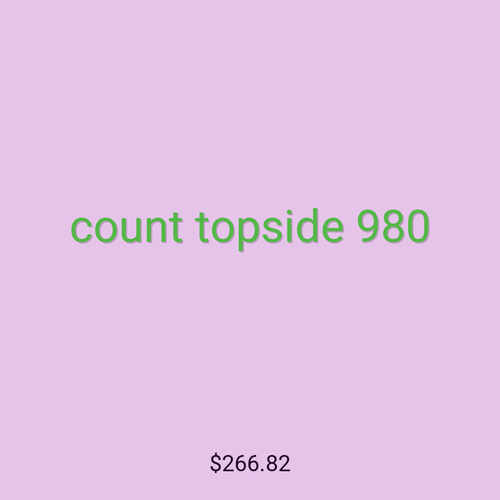 count topside 980