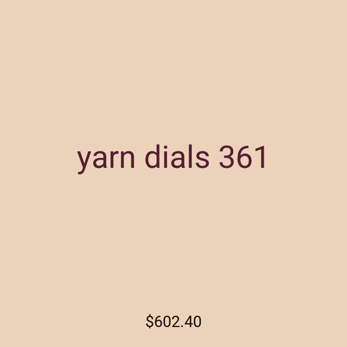 yarn dials 361