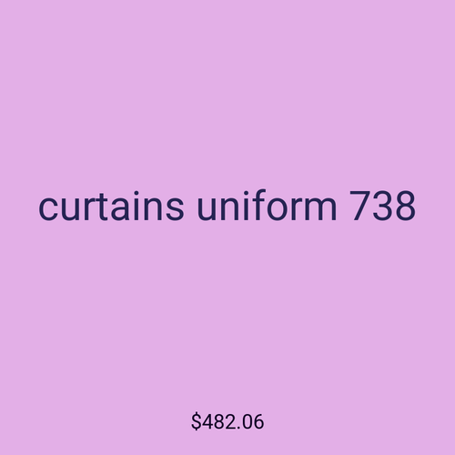 curtains uniform 738