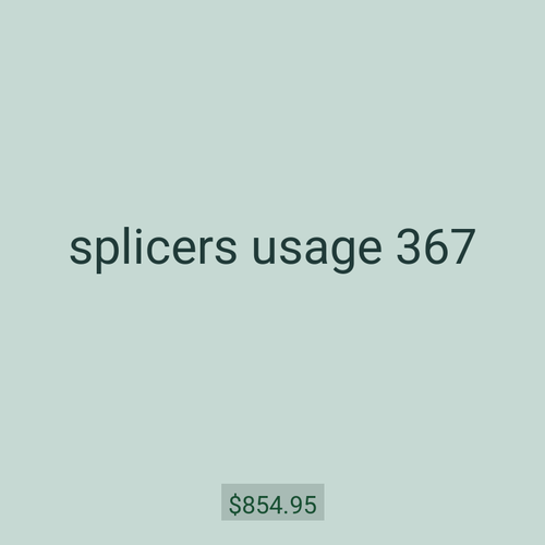 splicers usage 367