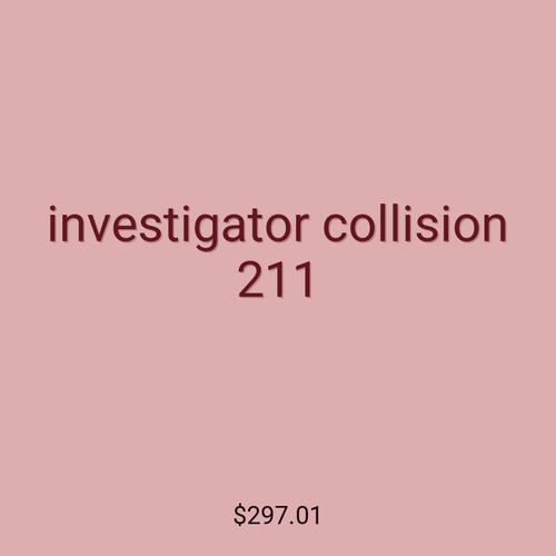investigator collision 211