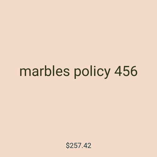 marbles policy 456