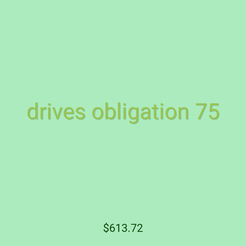 drives obligation 75