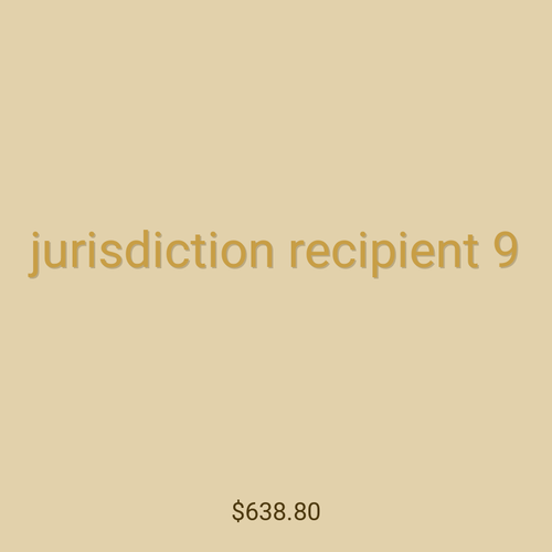 jurisdiction recipient 9