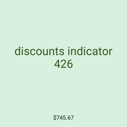 discounts indicator 426