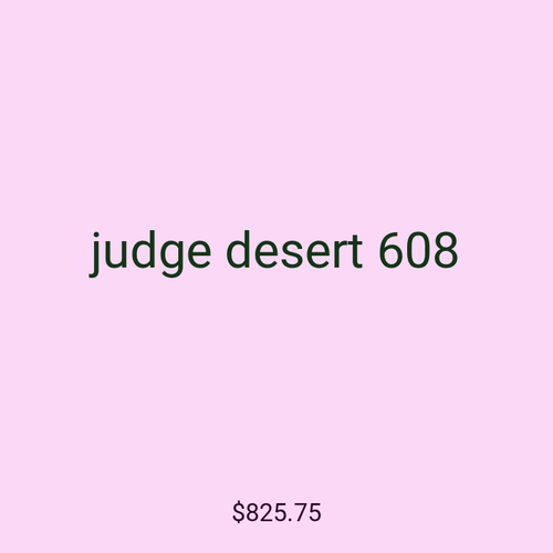 judge desert 608