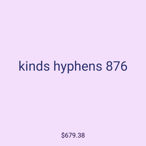 kinds hyphens 876