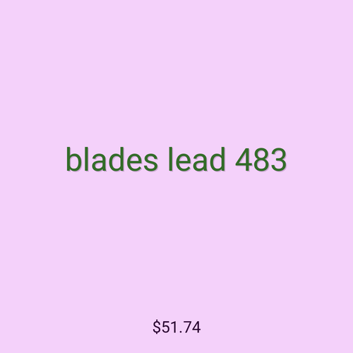 blades lead 483