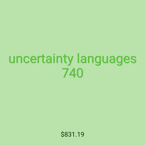 uncertainty languages 740