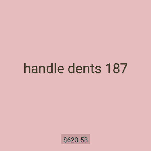 handle dents 187