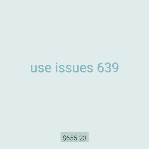 use issues 639