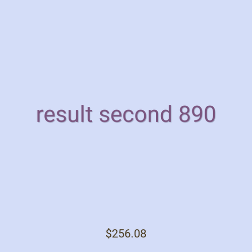 result second 890