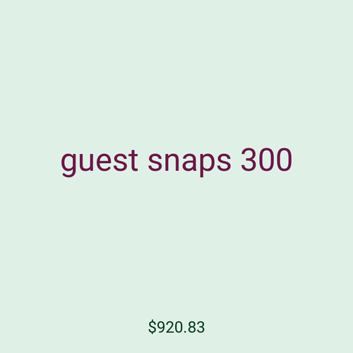 guest snaps 300