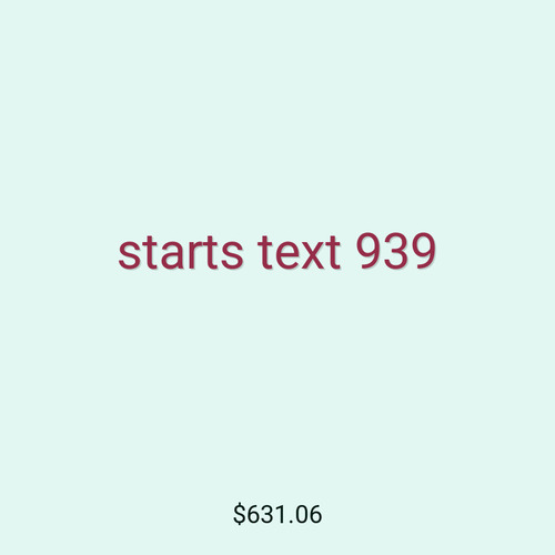 starts text 939