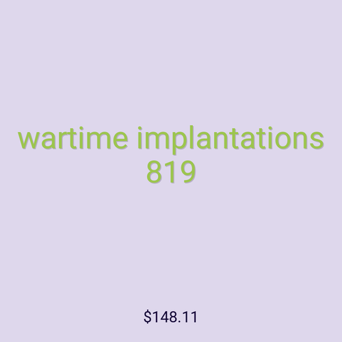 wartime implantations 819