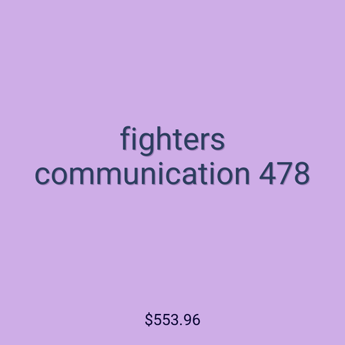 fighters communication 478