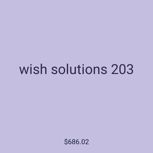 wish solutions 203