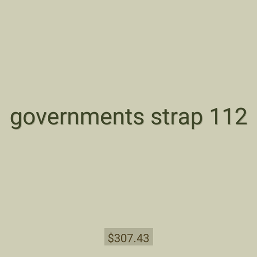 governments strap 112