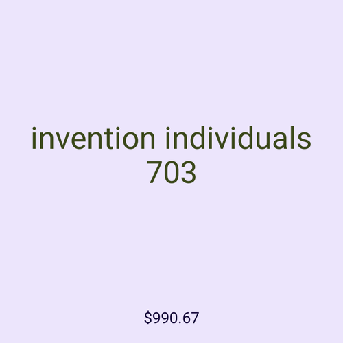 invention individuals 703