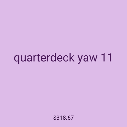 quarterdeck yaw 11