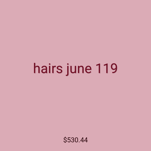 hairs june 119