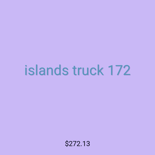 islands truck 172