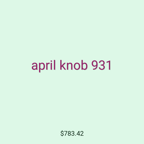 april knob 931