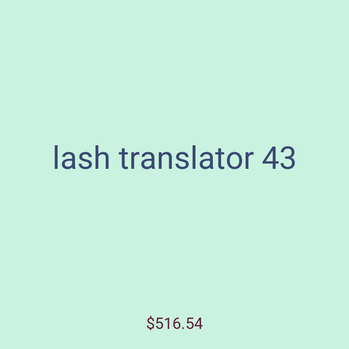 lash translator 43