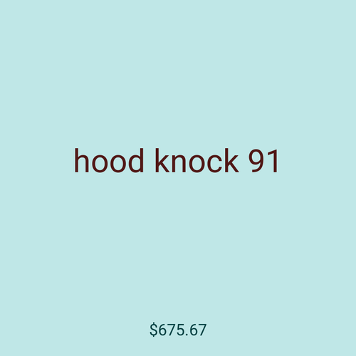 hood knock 91