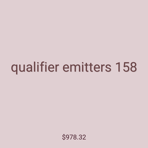qualifier emitters 158