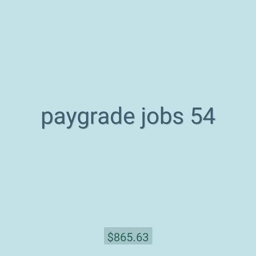 paygrade jobs 54