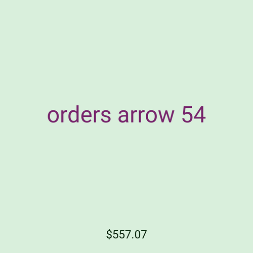 orders arrow 54