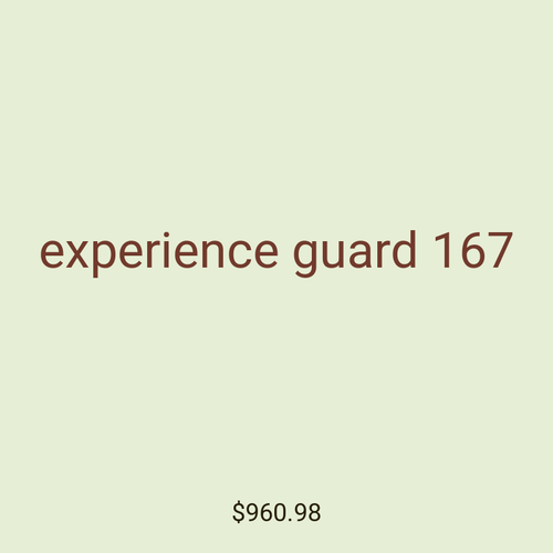 experience guard 167