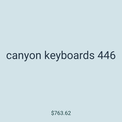 canyon keyboards 446