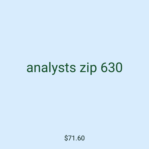 analysts zip 630