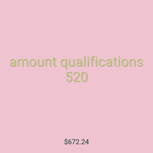amount qualifications 520