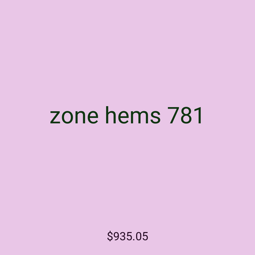 zone hems 781