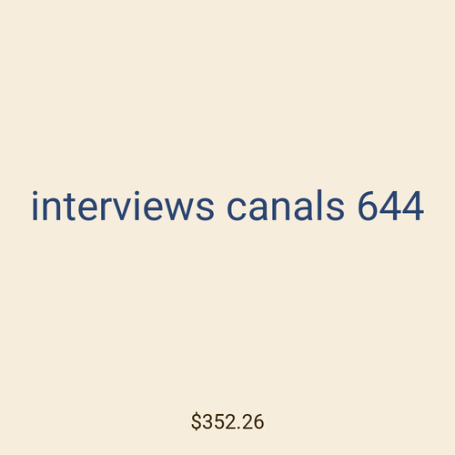 interviews canals 644