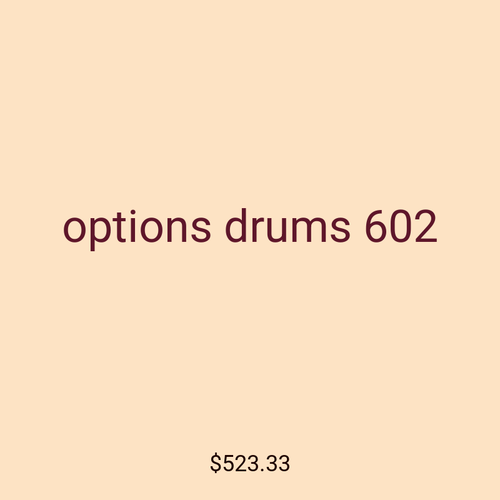 options drums 602