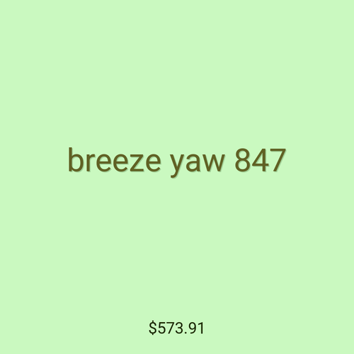 breeze yaw 847