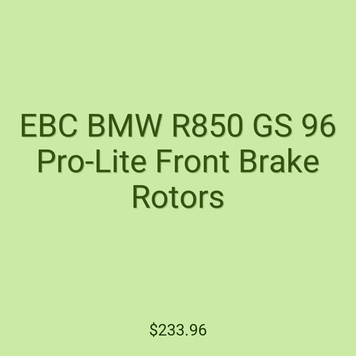 EBC BMW R850 GS 96 Pro-Lite Front Brake Rotors