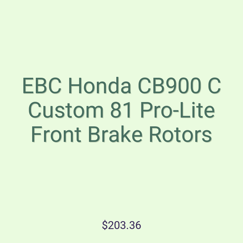 EBC Honda CB900 C Custom 81 Pro-Lite Front Brake Rotors