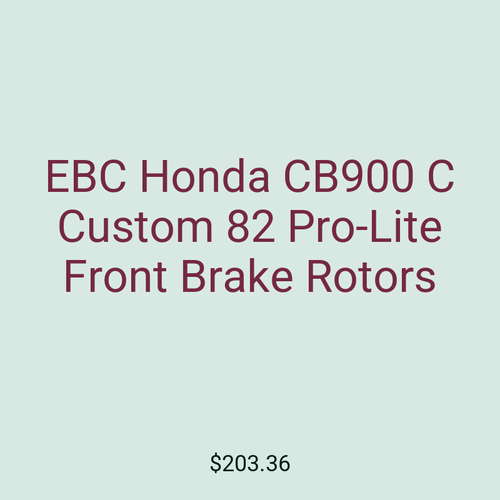 EBC Honda CB900 C Custom 82 Pro-Lite Front Brake Rotors