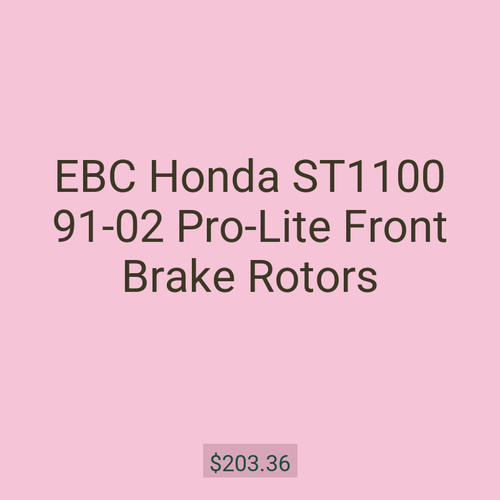 EBC Honda ST1100 91-02 Pro-Lite Front Brake Rotors
