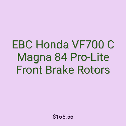 EBC Honda VF700 C Magna 84 Pro-Lite Front Brake Rotors