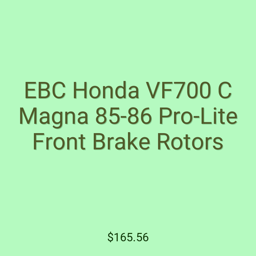 EBC Honda VF700 C Magna 85-86 Pro-Lite Front Brake Rotors